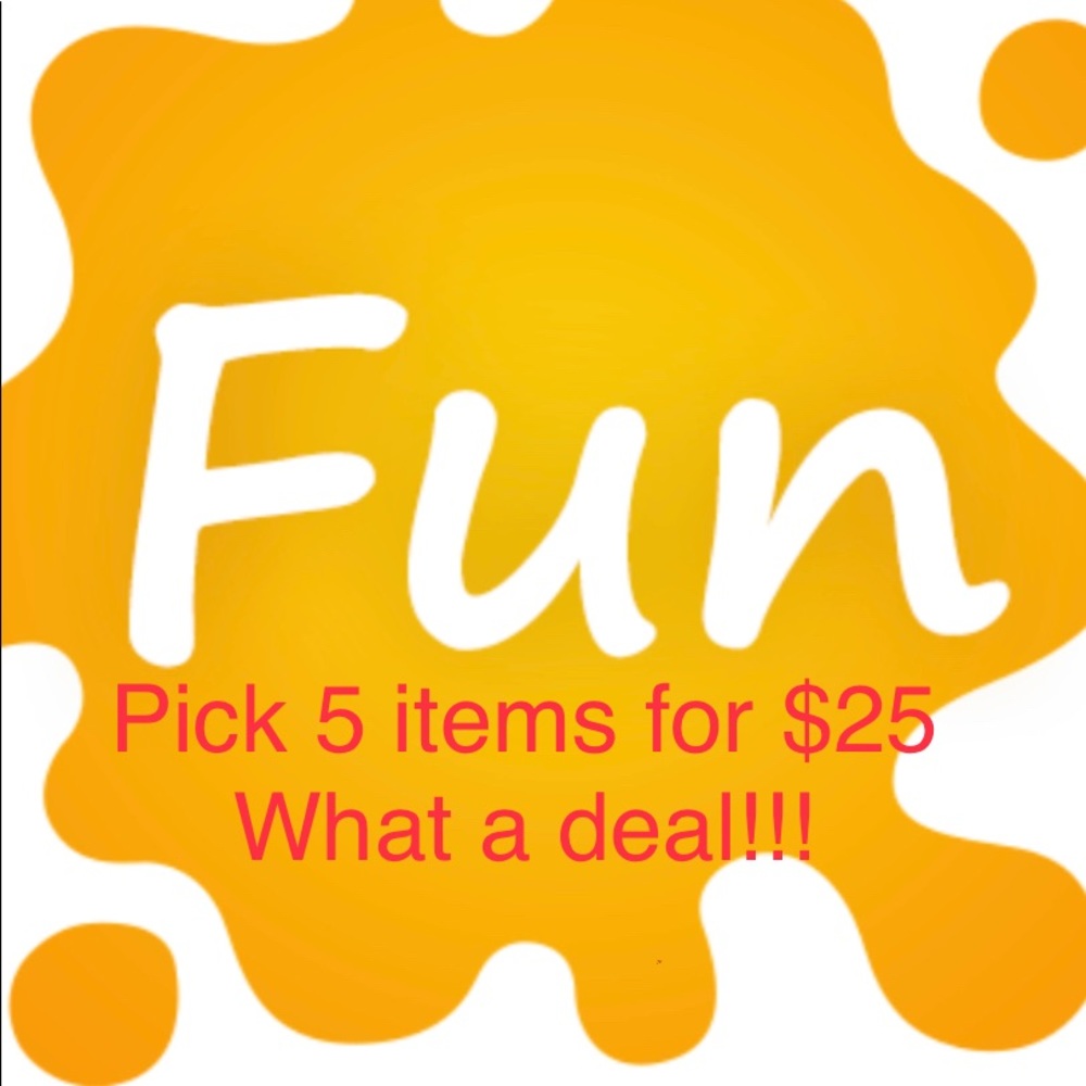 Choose five items from my closet for just $25